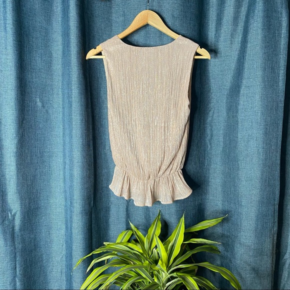 💥24 HR CLEAR-OUT💥 Anine Bing Metallic Blouse - Picture 4 of 5